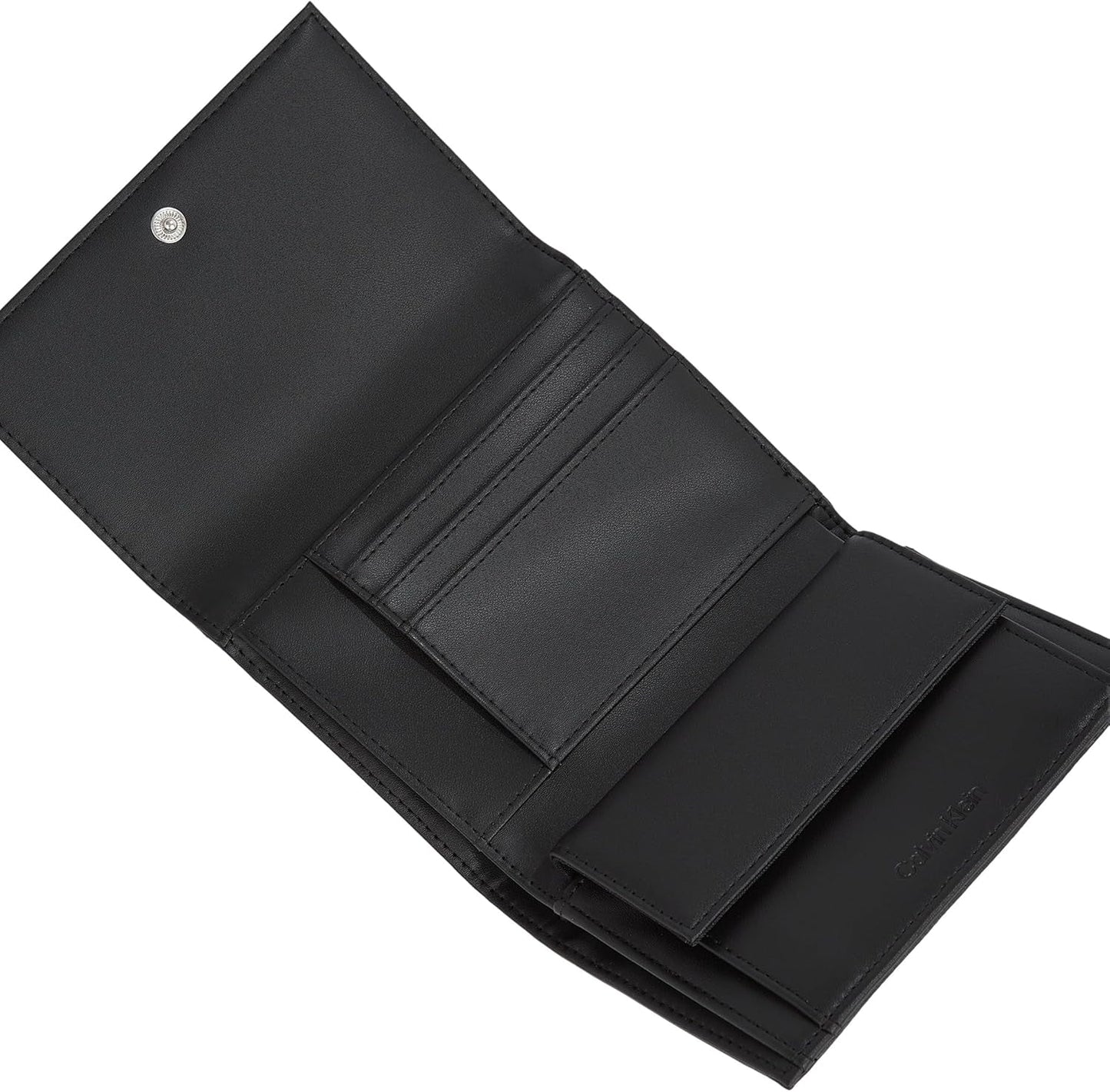Calvin Klein Daily Medium Trifold Klein Portefeuille Femme, Noir (Ck Black), Taille Réelle Naty Shop Portefeuille Femme