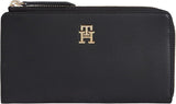 Portefeuille pour femme Tommy Hilfiger Slim Large, noir (Noir), Onesize Portefeuille femme Naty Shop Titre par défaut