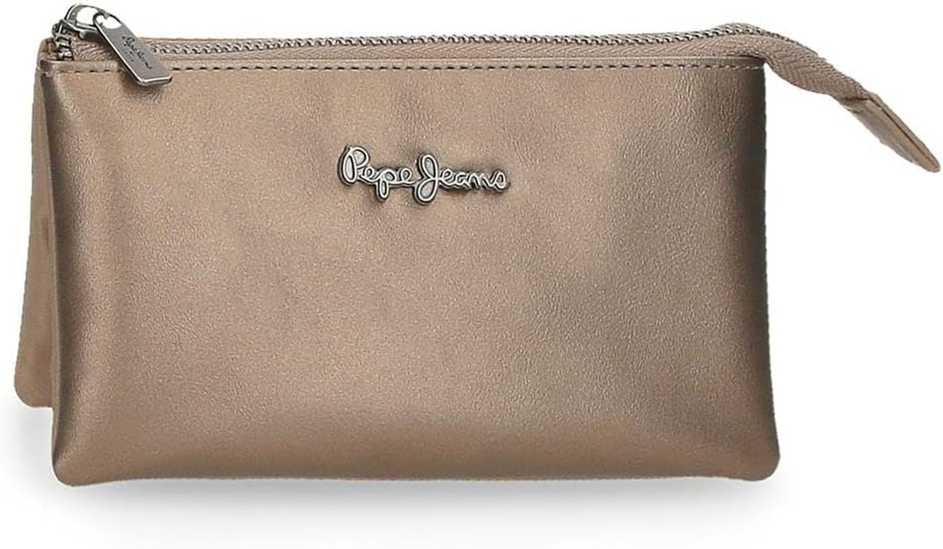 Portefeuille Pepe Jeans Ruby, porte-monnaie, portefeuille, en polyester avec détails en simili cuir. Compartiments, fermetures éclair. De Joumma Bags Portefeuille pour femme Naty Shop Trousse de toilette Rubin