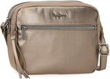 Portefeuille Pepe Jeans Ruby, porte-monnaie, portefeuille, en polyester avec détails en simili cuir. Compartiments, fermetures éclair. De Joumma Bags Portefeuille pour femme Naty Shop Rubin Double Sac à bandoulière