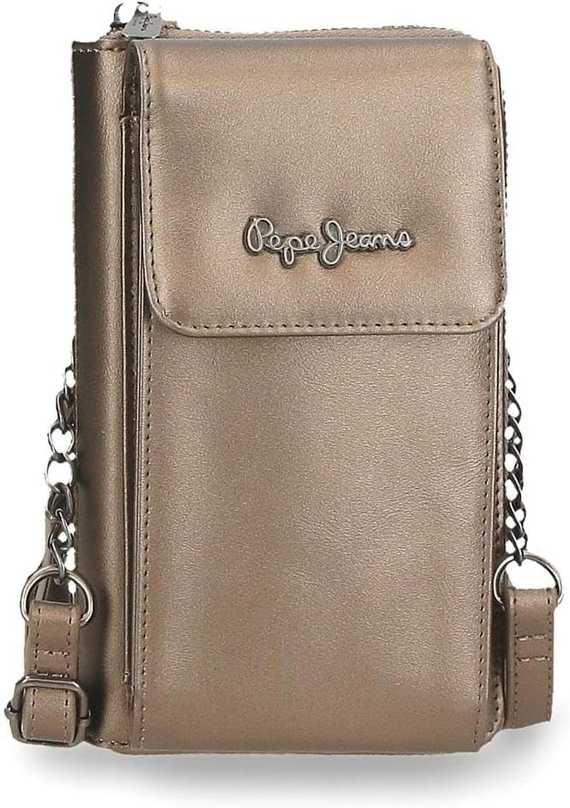 Portefeuille Pepe Jeans Ruby, porte-monnaie, portefeuille, en polyester avec détails en simili cuir. Compartiments, fermetures éclair. De Joumma Bags Portefeuille pour femme Naty Shop Rubin Sac à bandoulière