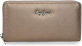 Portefeuille Pepe Jeans Ruby, porte-monnaie, portefeuille, en polyester avec détails en simili cuir. Compartiments, fermetures éclair. De Joumma Bags Portefeuille femme Naty Shop Rubin Ruby Wallet