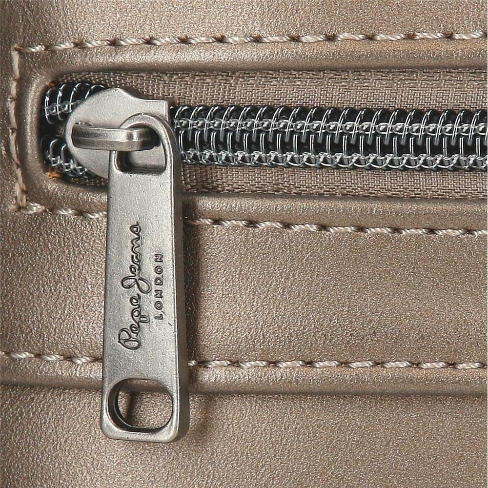 Portefeuille Pepe Jeans Ruby, porte-monnaie, portefeuille, en polyester avec détails en simili cuir. Compartiments, fermetures éclair. De Joumma Bags Naty Achetez le portefeuille pour femme