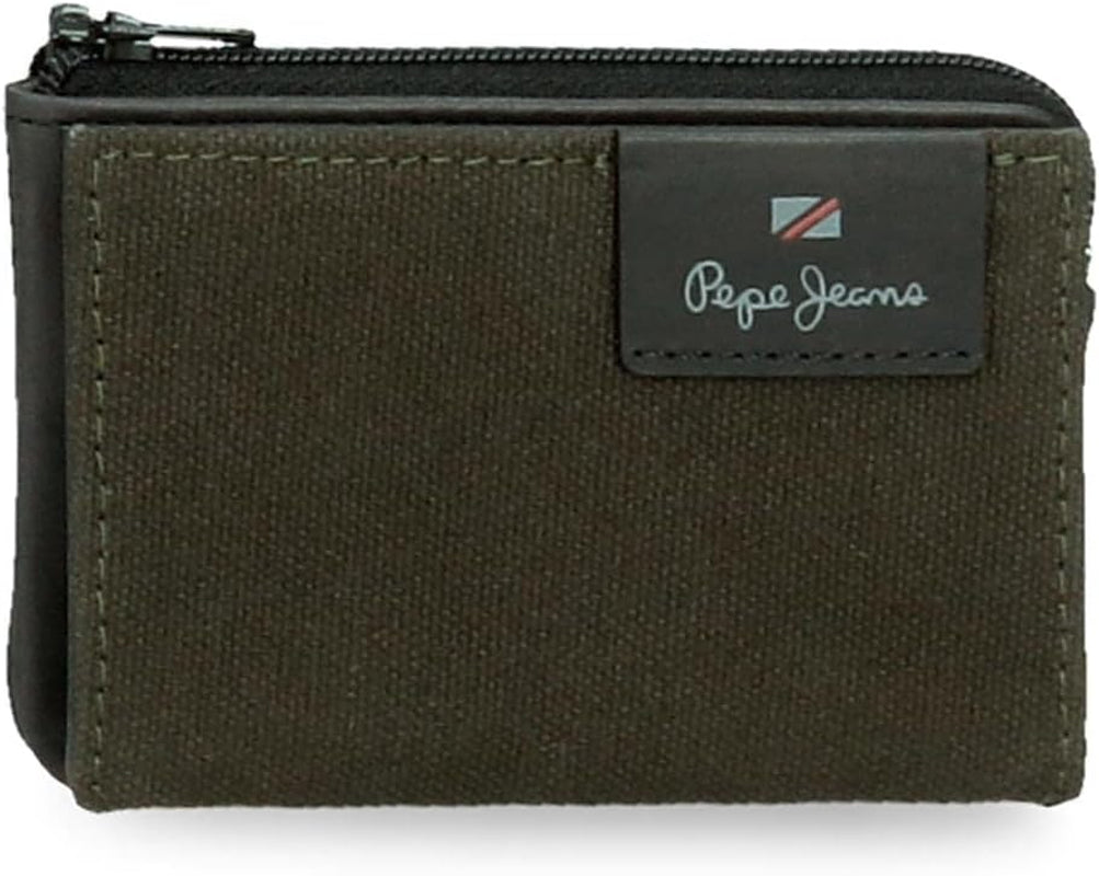 Pepe Jeans Hilltop Portefeuilles Sacs à main Portefeuilles Cuir décontracté. De Joumma Bags Portefeuille pour hommes Naty Shop Green Purse 11