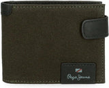 Pepe Jeans Hilltop Portefeuilles Sacs à main Portefeuilles Cuir décontracté. De Joumma Bags Portefeuille homme Naty Shop Portefeuille horizontal vert