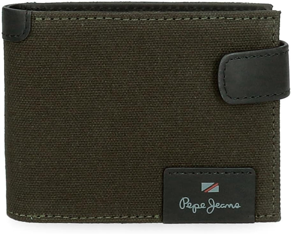 Pepe Jeans Hilltop Portefeuilles Sacs à main Portefeuilles Cuir décontracté. De Joumma Bags Portefeuille homme Naty Shop Portefeuille horizontal vert