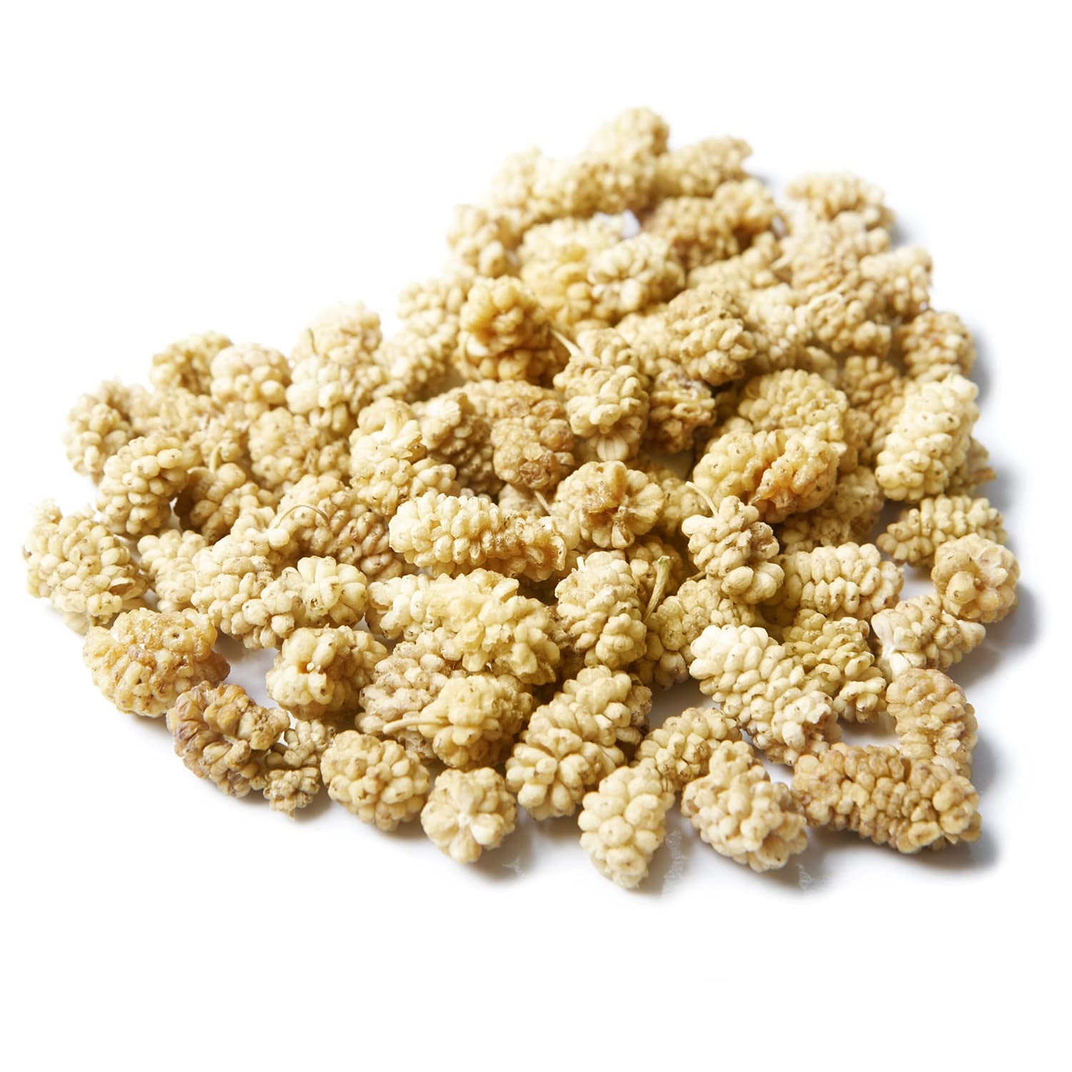 Mûres blanches séchées biologiques de qualité supérieure (crues végétaliennes) Morus Alba Mulberry Fruit - Fruits secs sans sucre ajouté de Turquie - Fruits secs de mûres blanches crues biologiques | Produits déshydratés PureRaw 200g Naty Shop