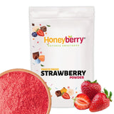 Poudre de fraise lyophilisée 250g - Poudre de fruits lyophilisés - Poudre de fraise lyophilisée pour pâtisserie, smoothie et muesli - Poudre de fraise 100% naturelle sans additifs Produits déshydratés Naty Shop 250G