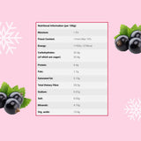 Poudre de cassis lyophilisée 100g - Poudre de fruits lyophilisés - Poudre de cassis pour smoothies et pâtisserie - Poudre de cassis naturelle sans additifs Produits déshydratés Naty Shop