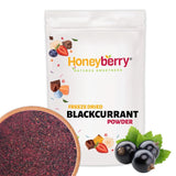 Poudre de cassis lyophilisée 100g - Poudre de fruits lyophilisés - Poudre de cassis pour smoothies et pâtisserie - Poudre de cassis naturelle sans additifs Produits déshydratés Naty Shop 100G