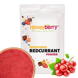 Poudre de groseille lyophilisée 100g - Poudre de fruits lyophilisés - Poudre de groseille pour smoothies et pâtisserie - Poudre de baies naturelles sans additifs Produits déshydratés Naty Shop 100G