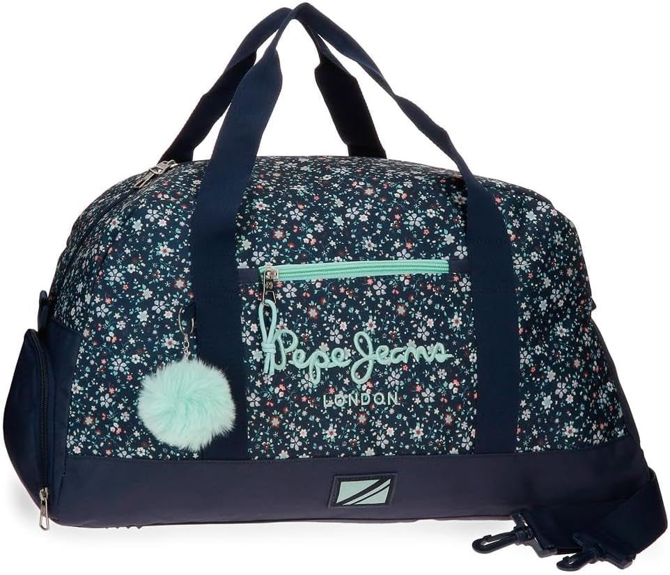 Pepe Jeans Alenka sac à dos scolaire avec trolley, bleu, 30 x 40 x 12 cm, polyester, 14,4 l, bleu, sac à dos scolaire avec trolley Sacs à dos et cartables Premium Naty Shop Reiserucksack