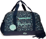 Pepe Jeans Alenka sac à dos scolaire avec trolley, bleu, 30 x 40 x 12 cm, polyester, 14,4 l, bleu, sac à dos scolaire avec trolley Sacs à dos et cartables Premium Naty Shop Reiserucksack