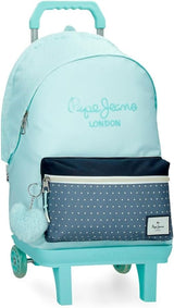 Pepe Jeans Dalma School Backpack Sac à dos pour enfants en polyester, bretelles réglables larges et réglables, poche avant. De Joumma Bags Sacs à dos et cartables Premium Naty Shop Rucksack 44 + Wagen