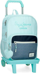 Pepe Jeans Dalma School Backpack Sac à dos pour enfants en polyester, bretelles réglables larges et réglables, poche avant. De Joumma Bags Sacs à dos et cartables Premium Naty Shop Rucksack 40 + Wagen