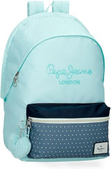 Pepe Jeans Dalma School Backpack Sac à dos pour enfants en polyester, bretelles réglables larges et réglables, poche avant. De Joumma Bags Sacs à dos et cartables haut de gamme Naty Shop Pepe Jeans Rucksack