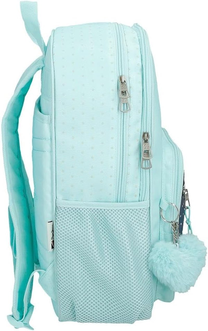 Pepe Jeans Dalma School Backpack Sac à dos pour enfants en polyester, bretelles réglables larges et réglables, poche avant. De Joumma Bags Naty Achetez des sacs à dos et cartables haut de gamme