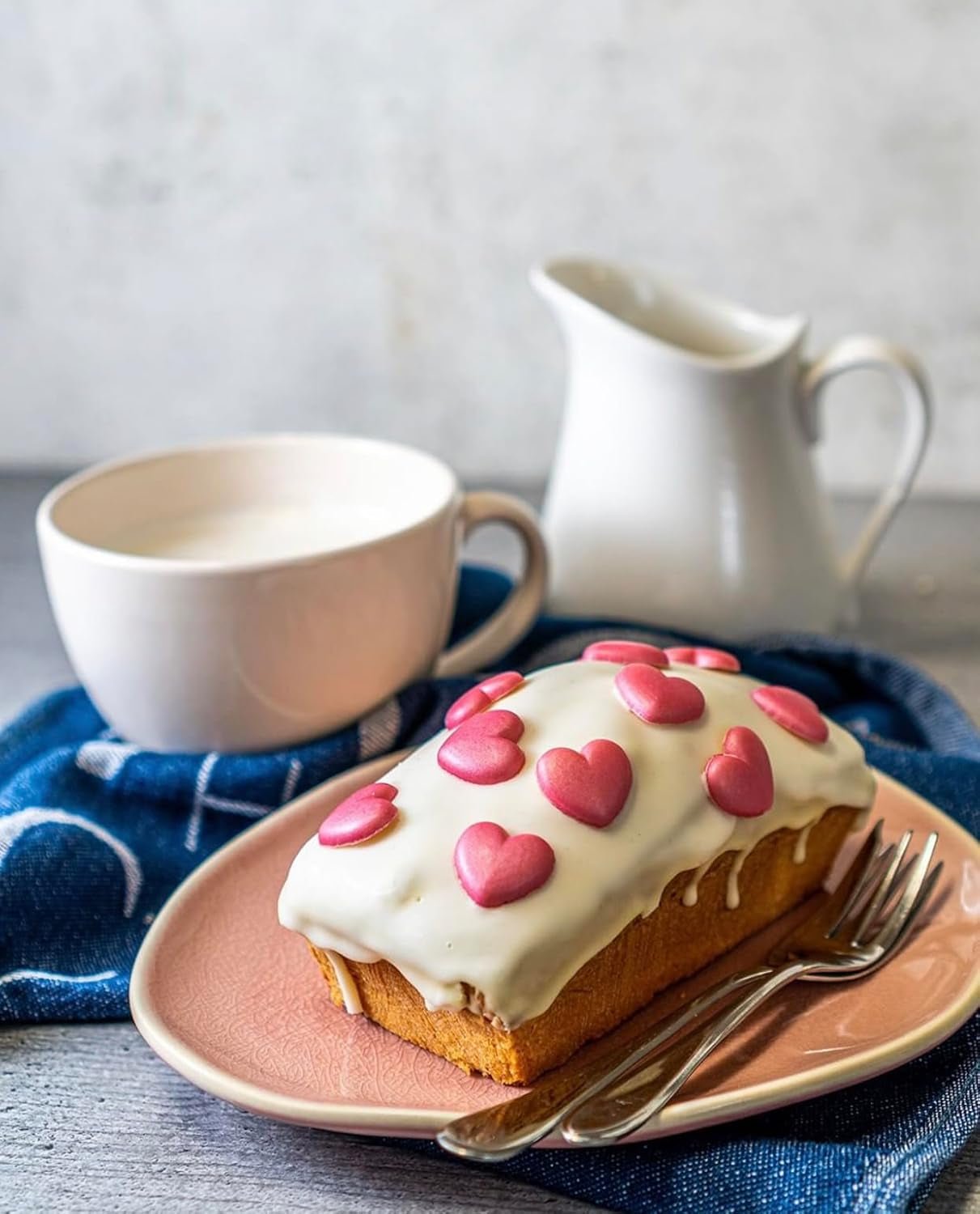 RUF Cake Glaze Vanille Bourbon, 100g en sachet, passe au micro-ondes, pour glacer et décorer biscuits, muffins et gâteaux, pâte à sucre sans gluten Naty Shop