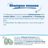 Shampoing mousse pour croûtes de lait, cheveux, bébés, enfants, toute la famille - Aide à éliminer les croûtes de lait, nettoyage doux, ne pique pas (150ml) Enfants - Bain et Soin Naty Shop