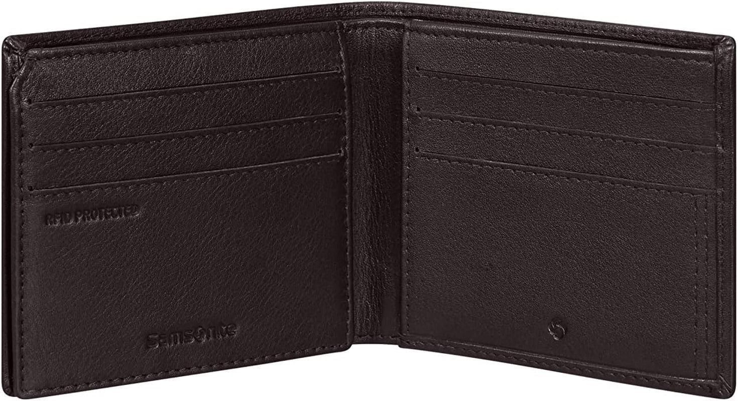 Samsonite Attack 2 SLG - Portefeuille, 10,5 cm, marron (Ebony Brown) Portefeuille homme Naty Shop