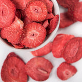 Fraises lyophilisées Seba Garden Premium, délicieuses fraises méditerranéennes, sans OGM et vegan (100 g) Produits déshydratés