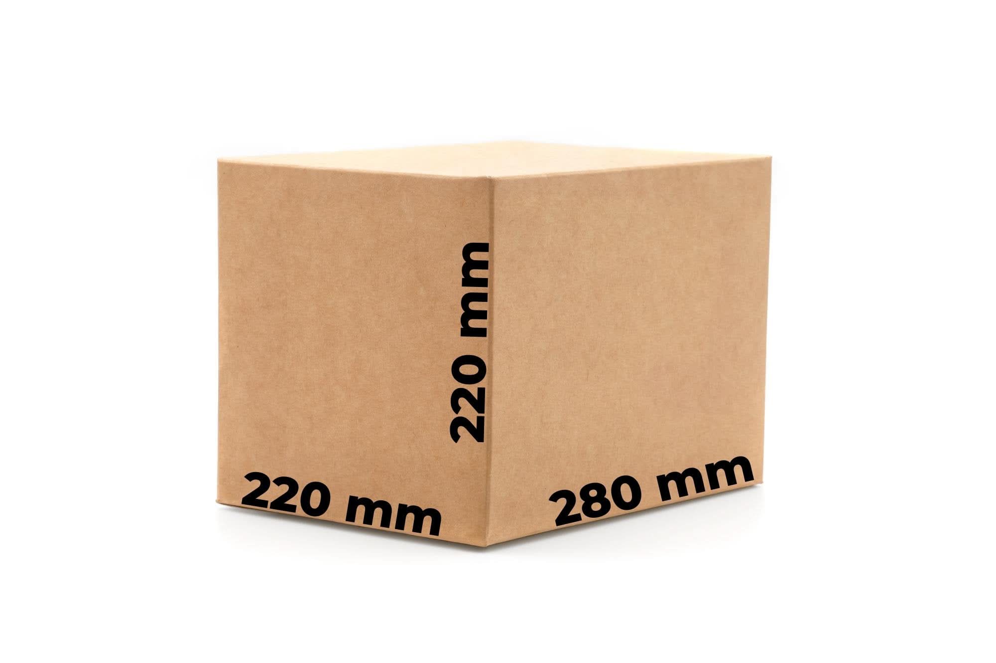 Lot de 20 cartons CO3, 280 x 220 x 220 Cartons d'emballage Nati Shop