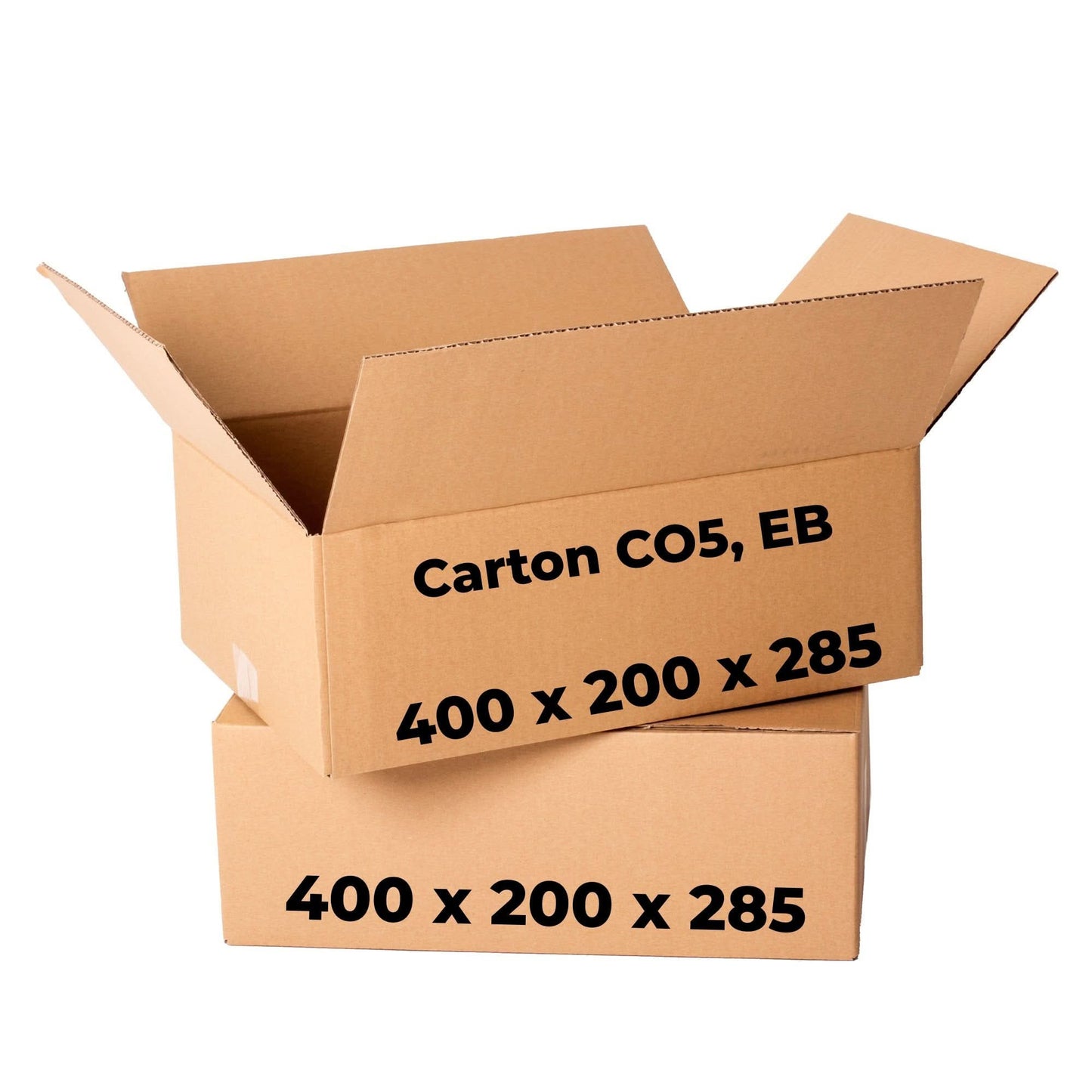 Lot de 20 cartons CO5, CB, 220 x 95 x 95 Cartons d'emballage Nati Shop