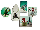 Lot de 5 décorations comestibles en sucre, Noël Nati Shop
