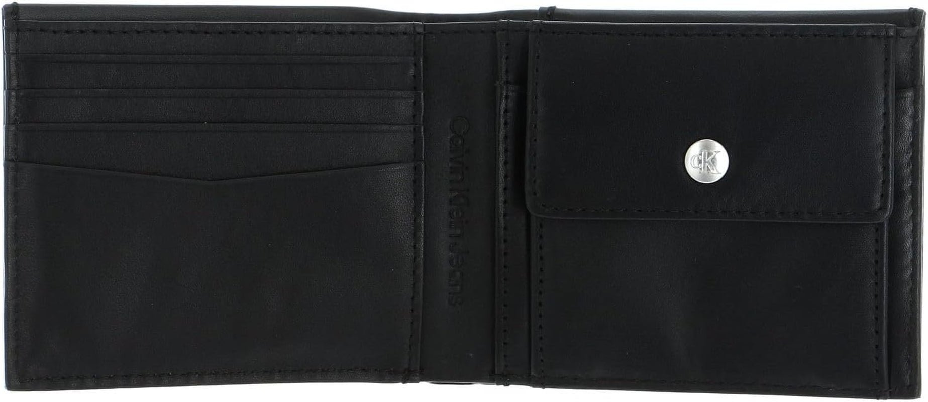 Calvin Klein Jeans Coffret cadeau pour homme avec portefeuille à deux volets et étui pour AirPods, noir (noir), taille unique Portefeuille pour homme Naty Shop