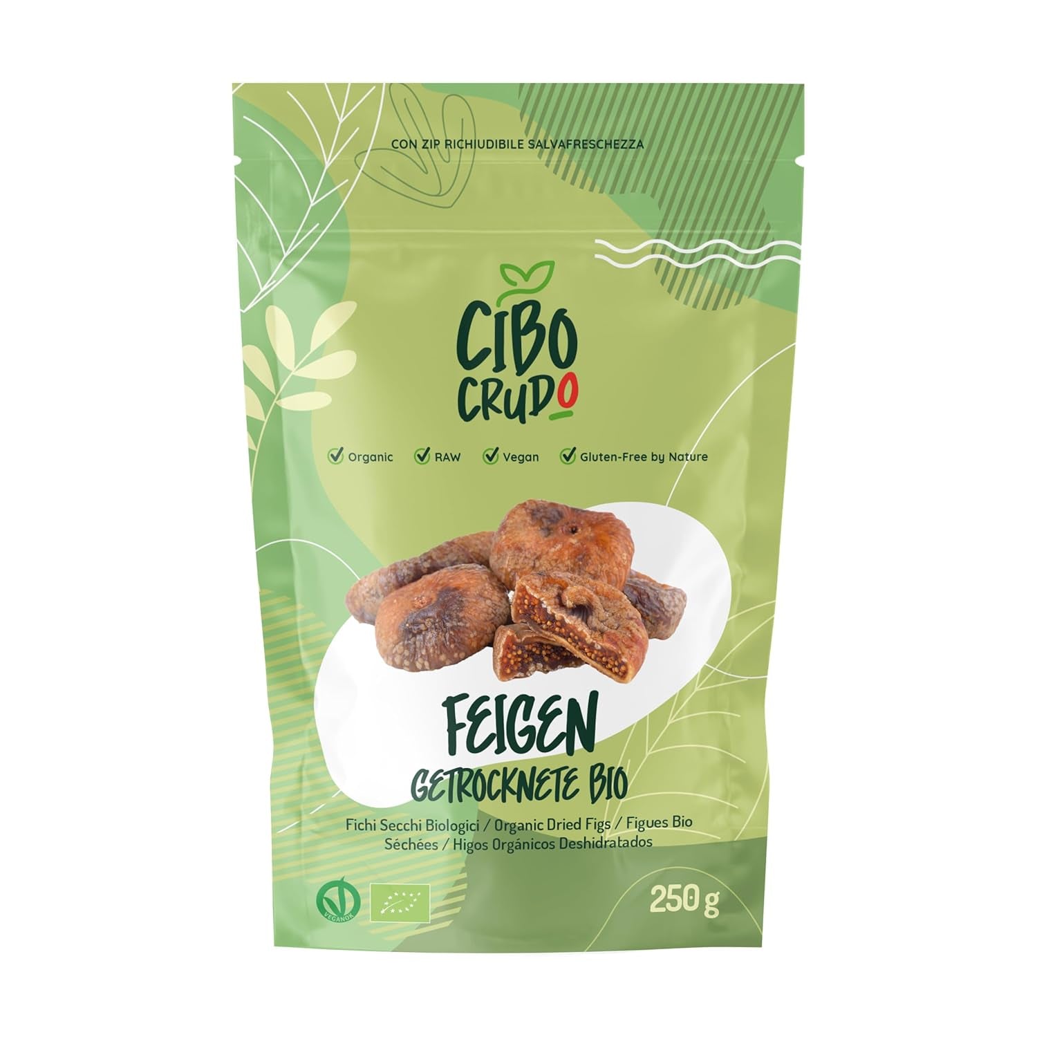 Figues séchées bio non sucrées - 250g. Figues turques séchées non sucrées. Produit naturel de haute qualité. Figues séchées biologiques. Naty Shop produits déshydratés 250 G (1 paquet)