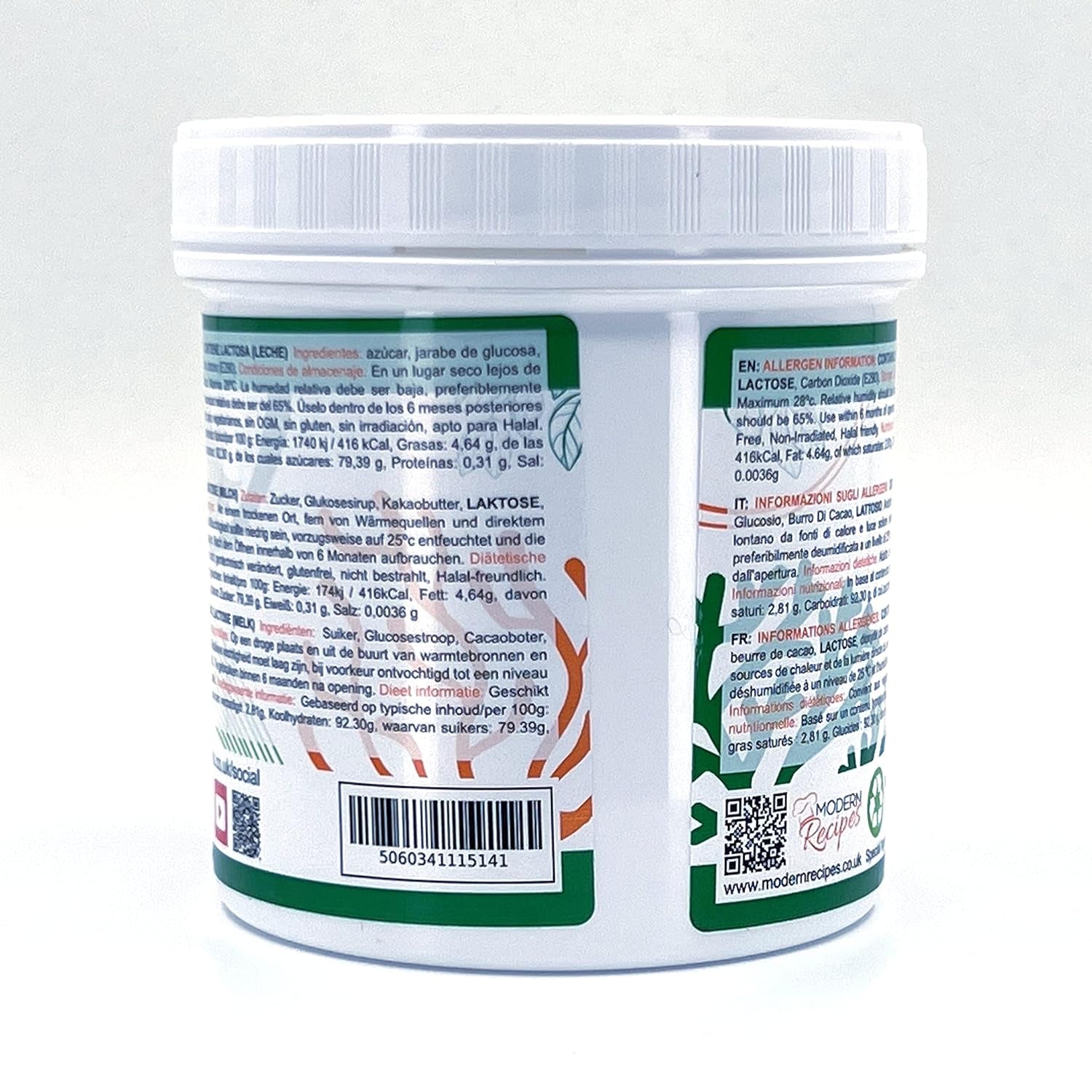 Ingrédients spéciaux Crackle Crystals Crackle 500g La plus haute qualité, sans OGM, idéal pour les gâteaux, les bonbons et les glaces Pâte à sucre Naty Shop