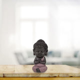 Figurine Bébé Bouddha Toge Rose - Figurine inspirante et joyeuse - Talisman positif Concentration - Idée cadeau mignonne et spirituelle - H 7 cm - Zen'Light Statuettes et sculptures Naty Shop
