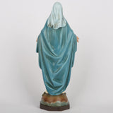 Statue catholique de Notre-Dame de Grâce de la Colombie-Britannique, figurine d'autel de la Vierge Marie, cadeau religieux pour la mère catholique, décoration de la maison, hauteur 34,3 cm, peinte à la main par Buildclassic (élégant) Naty Shop Statues et sculptures