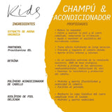 Suavinex, shampoing soin pour enfants de 3 à 10 ans, sans allergène, sans paraben, sans silicone, adapté aux peaux sensibles, sans déchirure ni tiraillement, 95% d'ingrédients d'origine naturelle, Enfants - Bain et Soin Naty Shop
