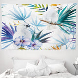 Tapisserie abakuhaus esprit d'aventure carte animale du monde du dessin animé - Naty Shop