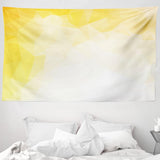 Tapisserie abakuhaus esprit d'aventure carte du monde dessins animaux Maison - Accessoires et Décorations Naty Shop Jaune Blanc 230L X 140B Cm
