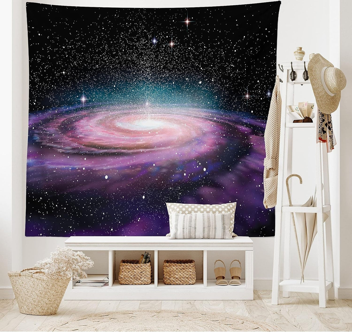 Tapisserie abakuhaus esprit d'aventure carte animale du monde du dessin animé - Naty Shop