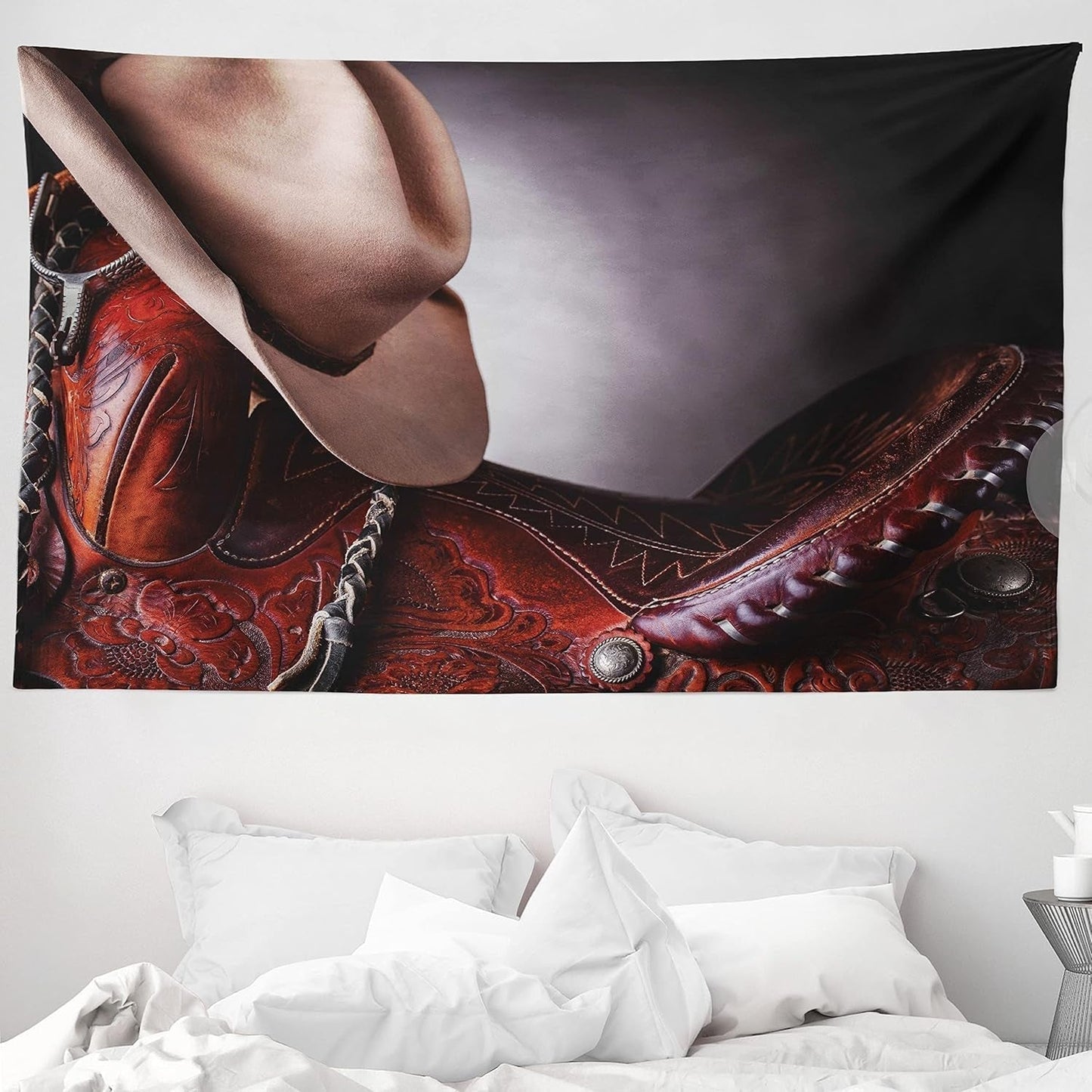 Tapisserie abakuhaus esprit d'aventure carte animale du monde du dessin animé - Naty Shop