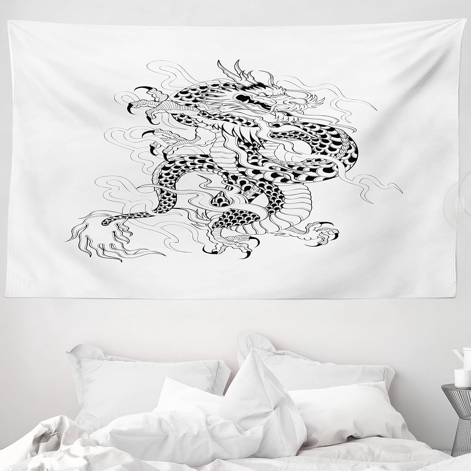 Tapisserie abakuhaus esprit d'aventure carte animale du monde du dessin animé - Naty Shop