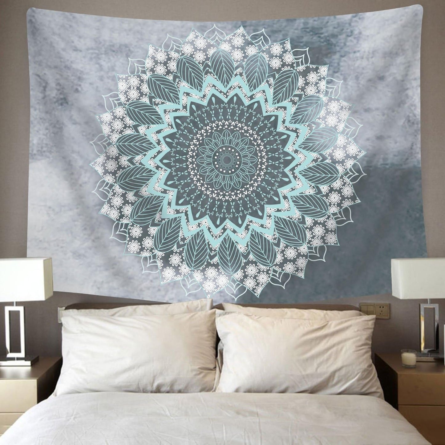 Tapisserie alishomtll indien mandala yoga hippie tissu Accueil - Accessoires et Décorations Naty Shop