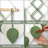 Tapisserie astnic tapisserie tissée feuilles vertes Accueil - Accessoires et Décorations Naty Shop