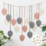 Tapisserie betylfoy tenture murale grande feuille déco Maison - Accessoires et Décorations Naty Shop Rose