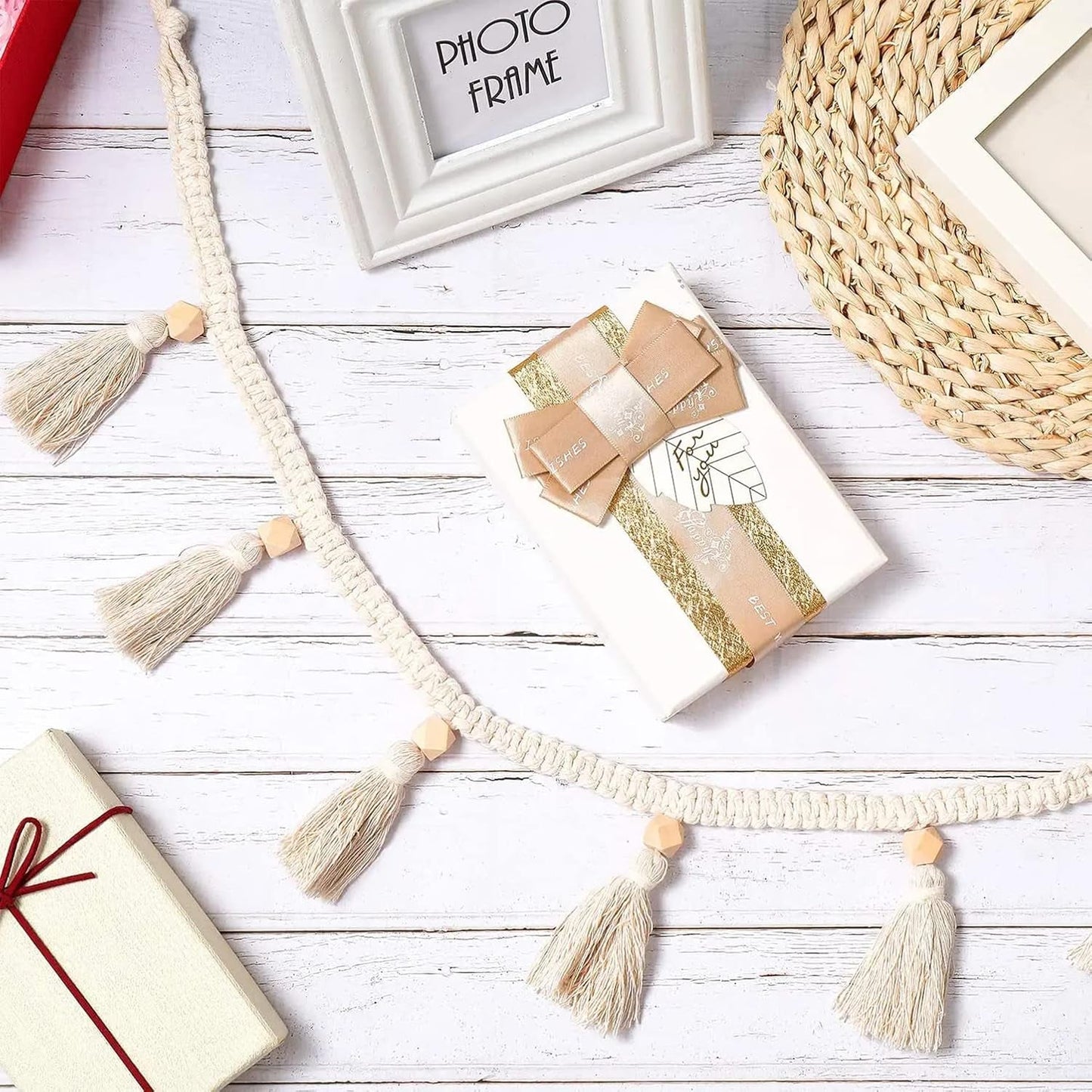 Pièces de tapisserie franges guirlande bannière tissus en coton Accueil - Accessoires et Décoration Naty Shop