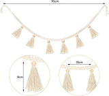 Pièces de tapisserie franges guirlande bannière tissus en coton Accueil - Accessoires et Décoration Naty Shop