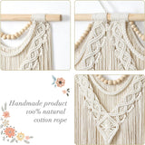 Tapisserie dremisland grande déco tissée beige Casa - Accessoires et Décorations Naty Shop