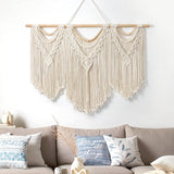 Tapisserie dremisland grande déco tissée beige Casa - Accessoires et Décorations Naty Shop