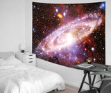 Holavida tapisserie fluorescente galaxie ciel étoilé esthétique abstraite Maison - Accessoires et Décorations Naty Shop