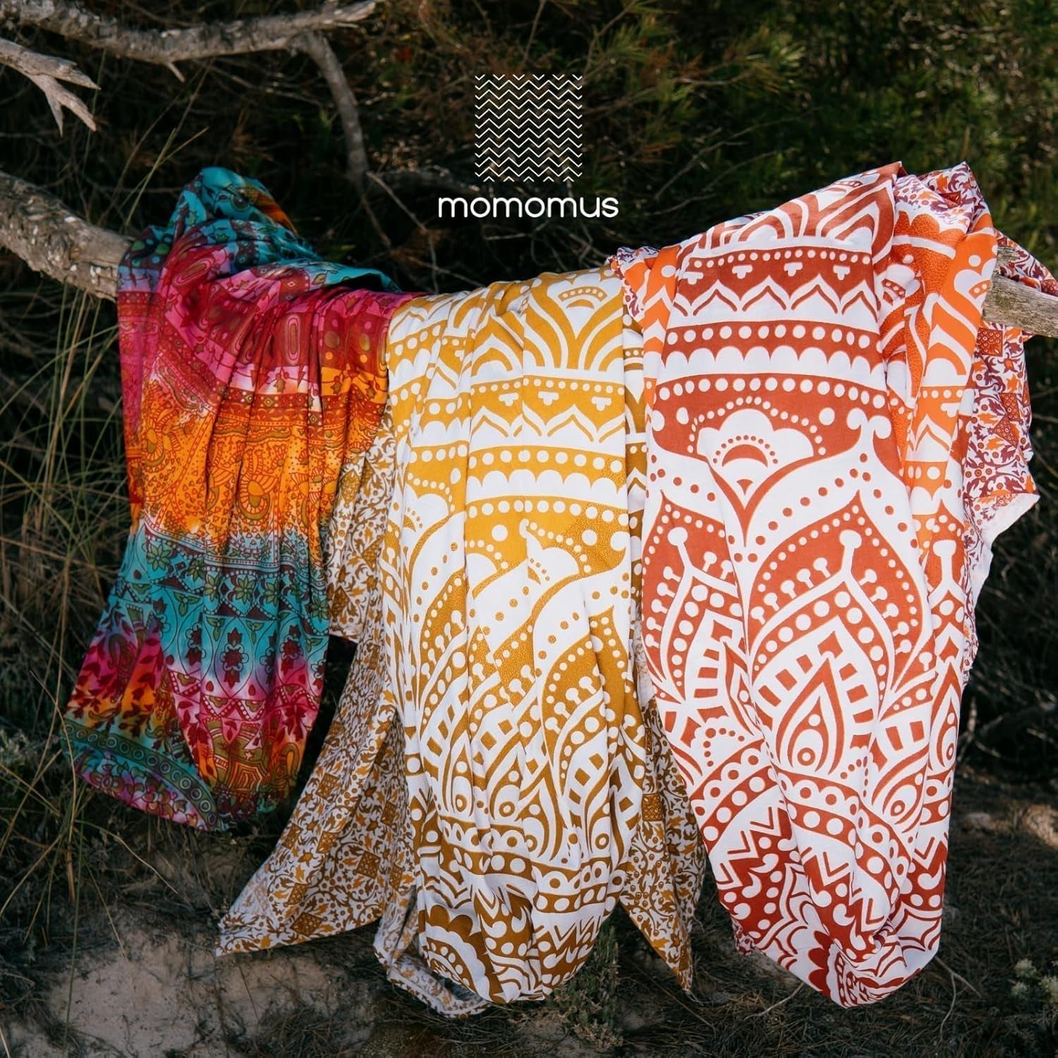 Tapisserie momomus mandala hippie ou psychédélique xxl Accueil - Accessoires et Décorations Naty Shop