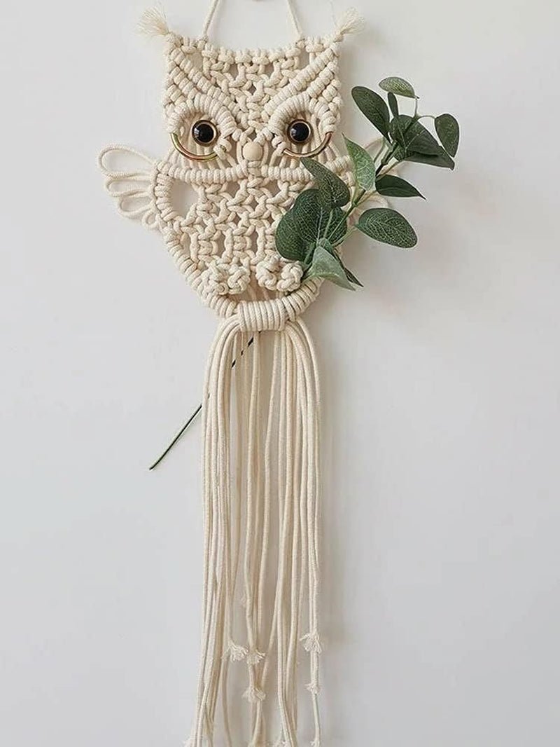 Tapisserie hibou 14 murs décoration coton fait main Accueil - Accessoires et Décorations Naty Shop