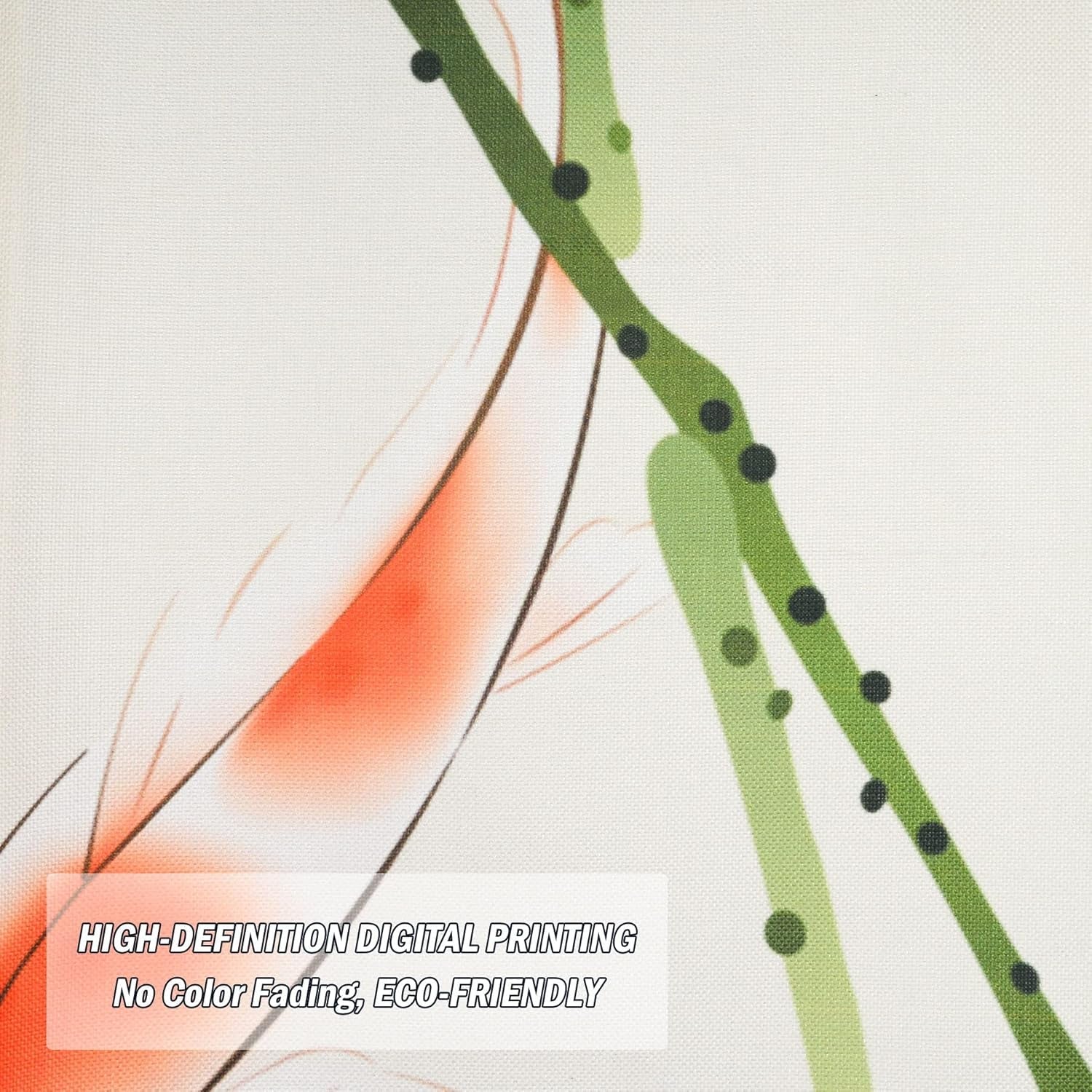Tapisserie style japonais, lin noren épais, longue maison lotus - Accessoires et Décorations Naty Shop